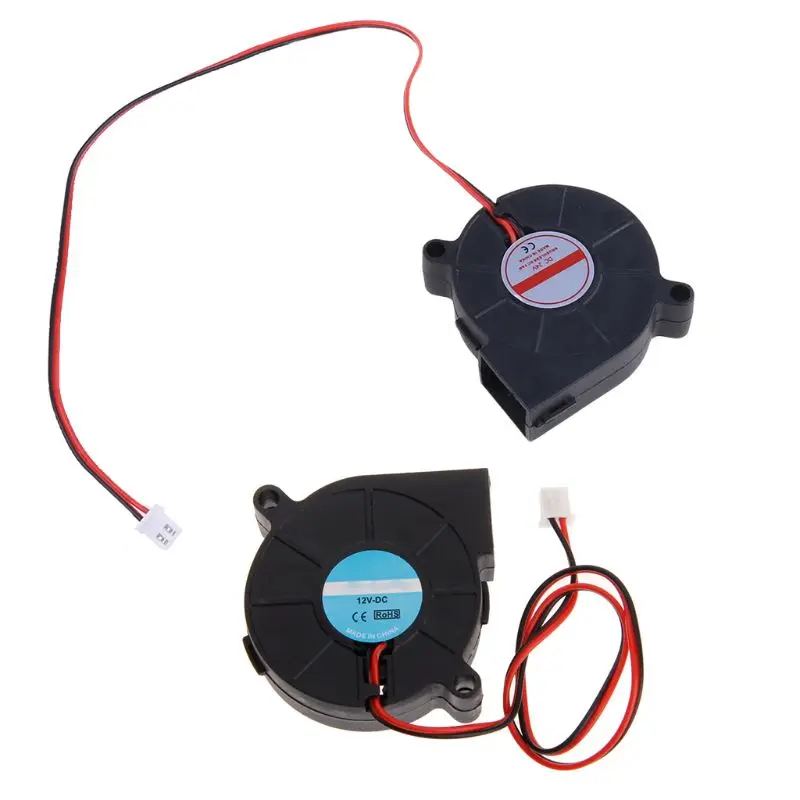 

Printer Fan 5015V 24 12 3D V 0.15A Centrifugal Fanless Bearing Sleeve for Reprap i3 DC Cooling Fan Turbo fan 5015S