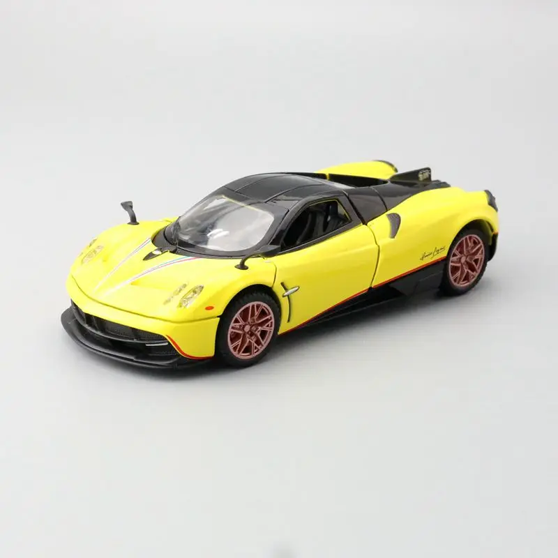 Литая Игрушечная машина в масштабе 1:32 модель Pagani Huayra Dinastia открывающийся звук и