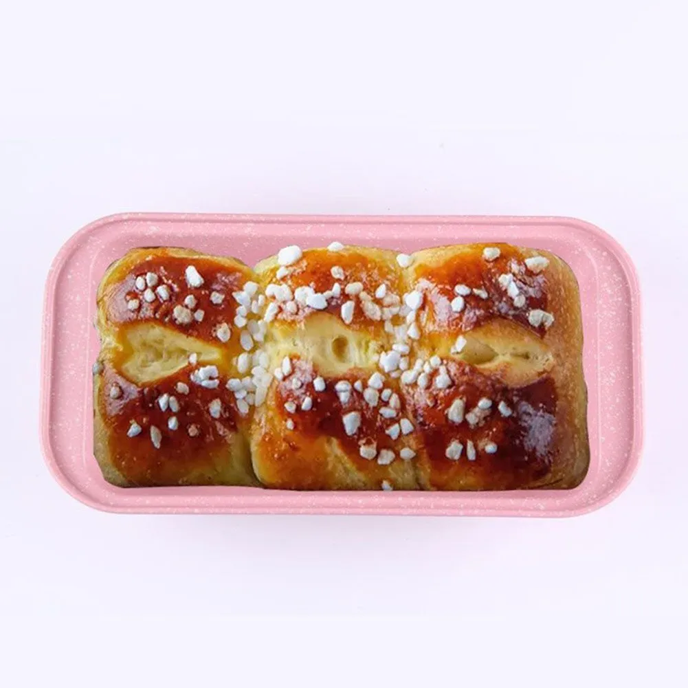

Non-Stick Carbon Steel Baking Pan Pink Stone Set Baking Oven Cake Mold Cake Mold Set Cake Pan Cakes Mould