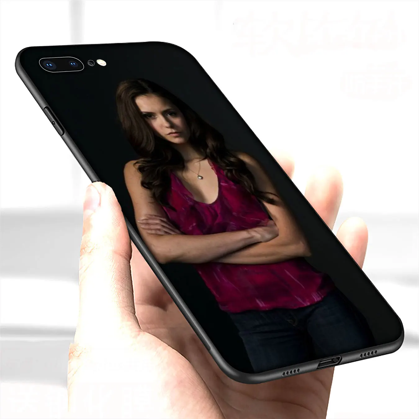 IYICAO Нина Добрев Мягкий силиконовый чехол для iPhone 12 мини XR X XS 11 Pro Max 10 6 6S 7 8 plus 5S SE