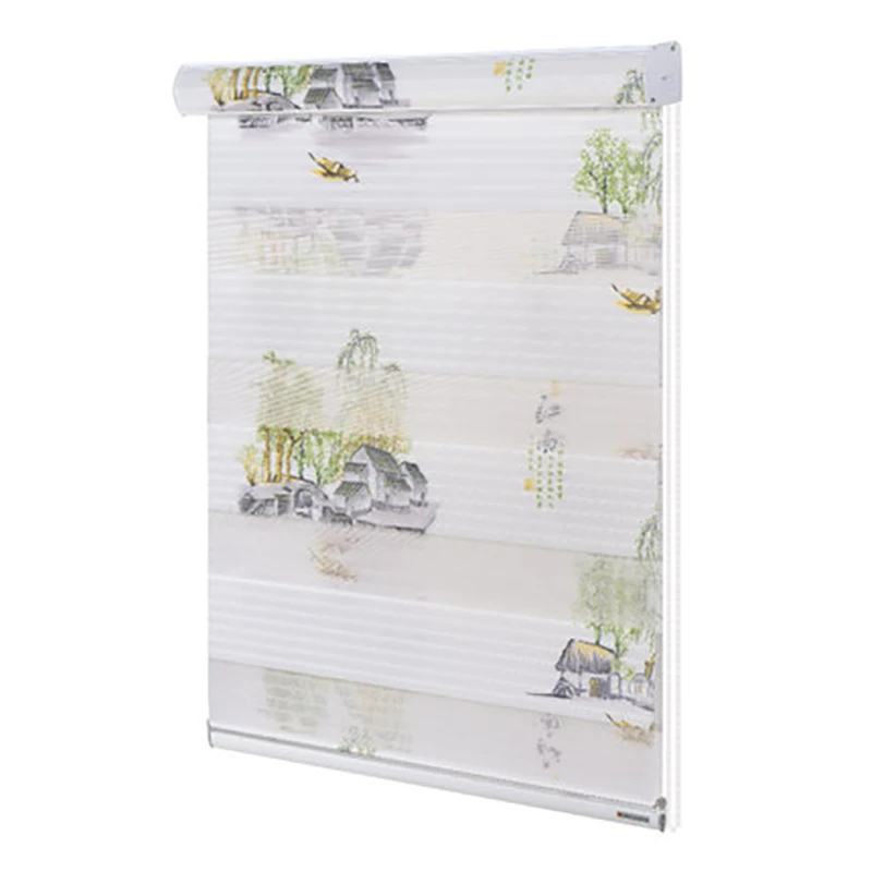 Затемненные жалюзи под зебру 50% ~ 85% экологичные оконные с принтом Индивидуальный