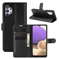 luxury phone case for samsung galaxy a32 5g wallet card holder kickstand flip pu leather protective capa for a32 5g