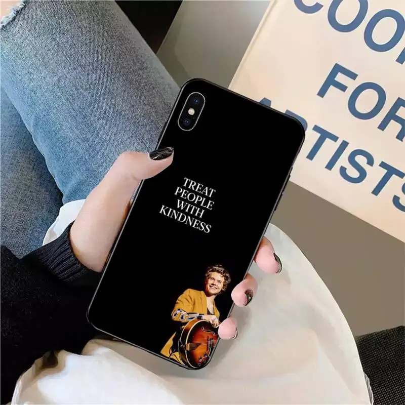 

Harry Styles Treat People With Kindness Phone Case for iPhone 11 12 pro XS MAX 8 7 6 6S Plus X 5S SE 2020 XR mini