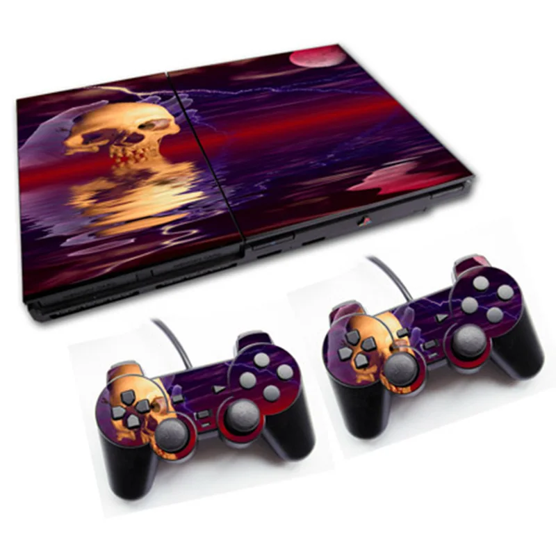 Стильный дизайн для PS2slim наклейки на консоль и контроллеры PS 2 наклейка P S2