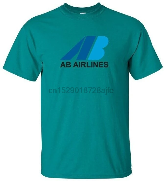 

AB Airlines Vintage Logo British Airline T-Shirt