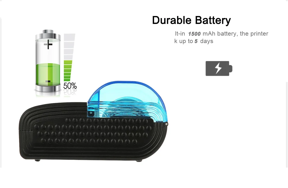 NT-1805DD 58 мм Bluetooth Термопринтер для Android и IOS и NT-1805LD мини-принтер для Android Мобильный POS принтер