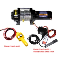 12v24v car electric winch car winch manufacturer wholesale off road vehicle self rescue electric winch traction hoist