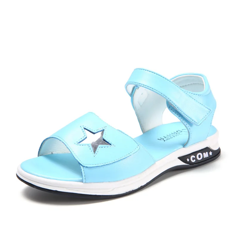 

Girls Sandals 2021 New Flat Beach Shoes Girls Summer Girls Children Princess Shoes