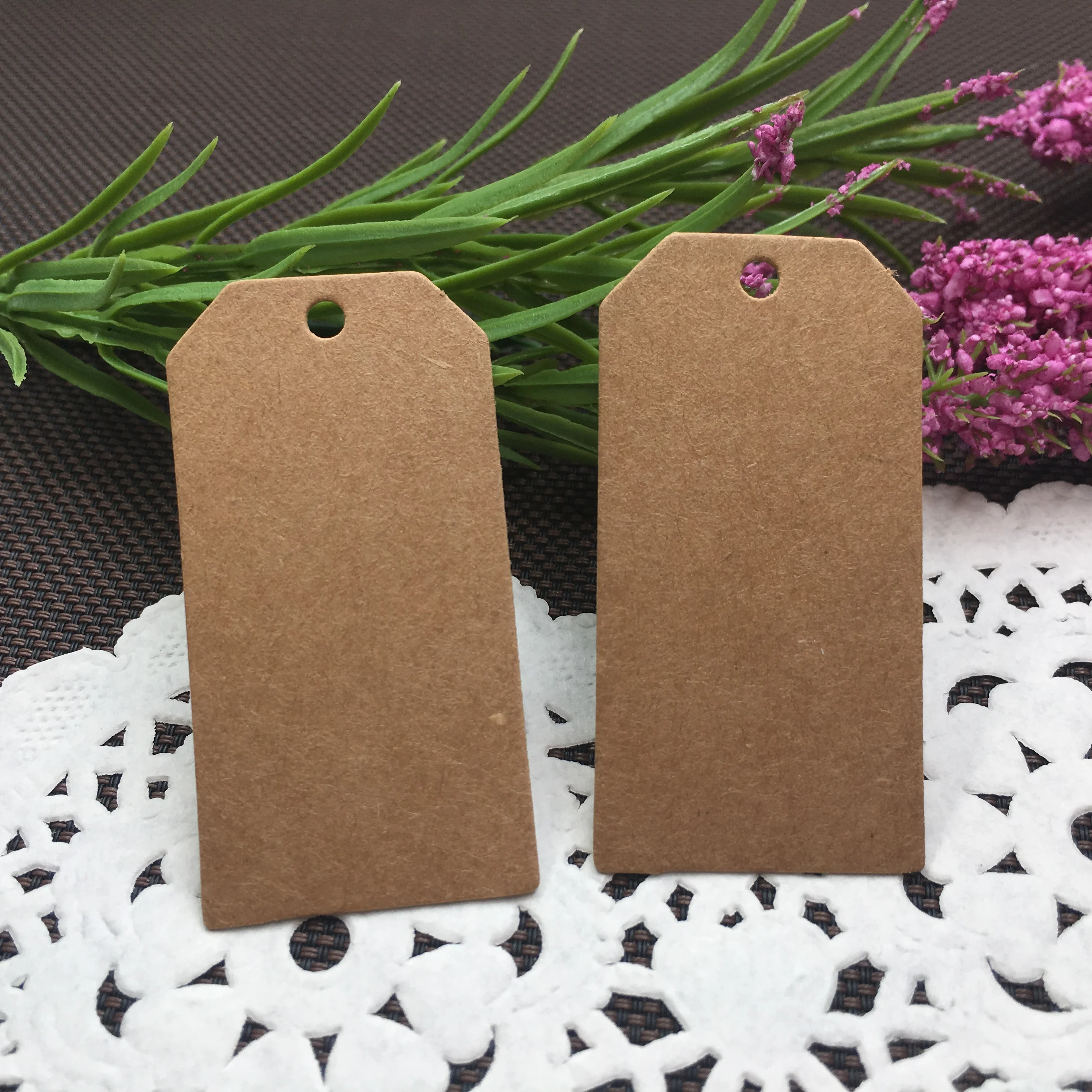 100 шт. крафт-бумага в многостильной упаковке Висячие бирки коробки для конфет на