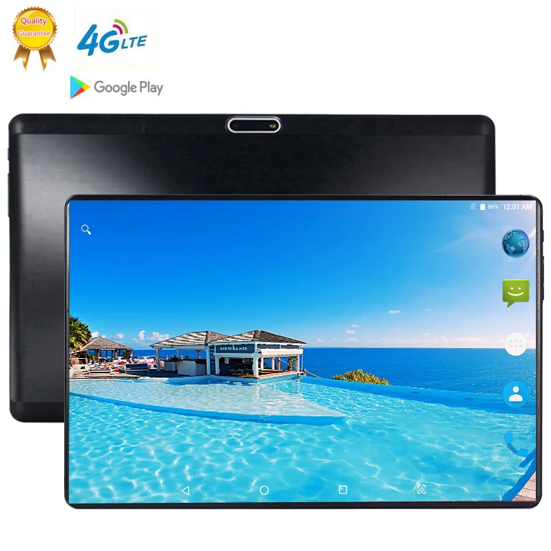6 ГБ ОЗУ 64 Гб ПЗУ 2.5D планшет с ips экраном ПК 3g Android 9 0 Восьмиядерный Google Play планшеты