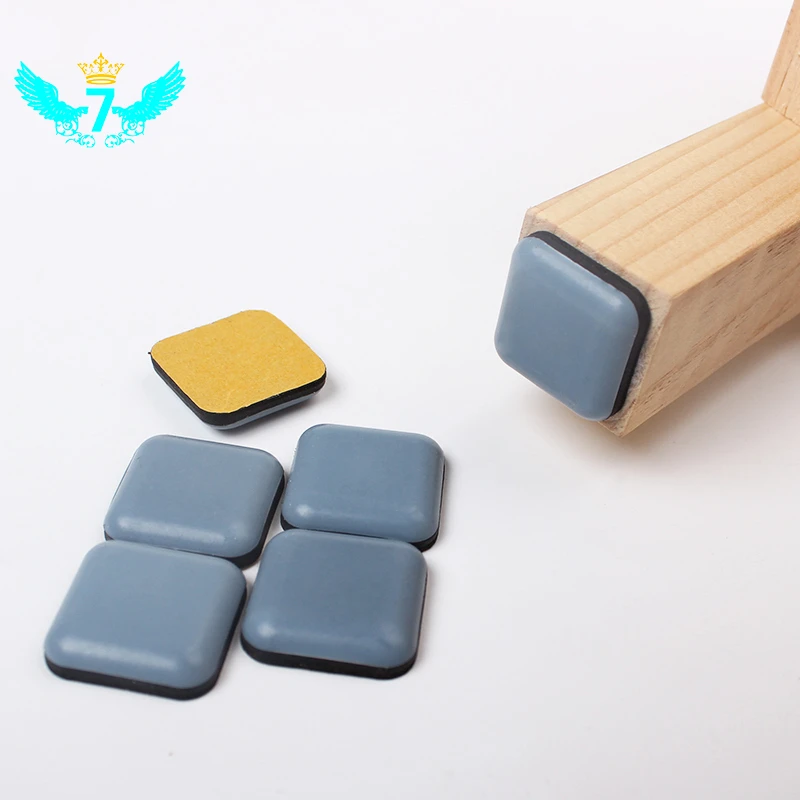 

4pcs Slider Pad Furniture Table Bases Protector Coaster Carpet Ground Magic Moving Anti-abrasion Floor Mat Home Table Chair HTML