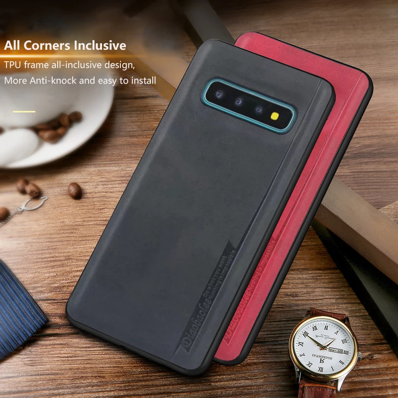 Роскошный магнитный автомобильный держатель FM.HGQ чехол для Samsung Galaxy S10 S9 S8 Plus