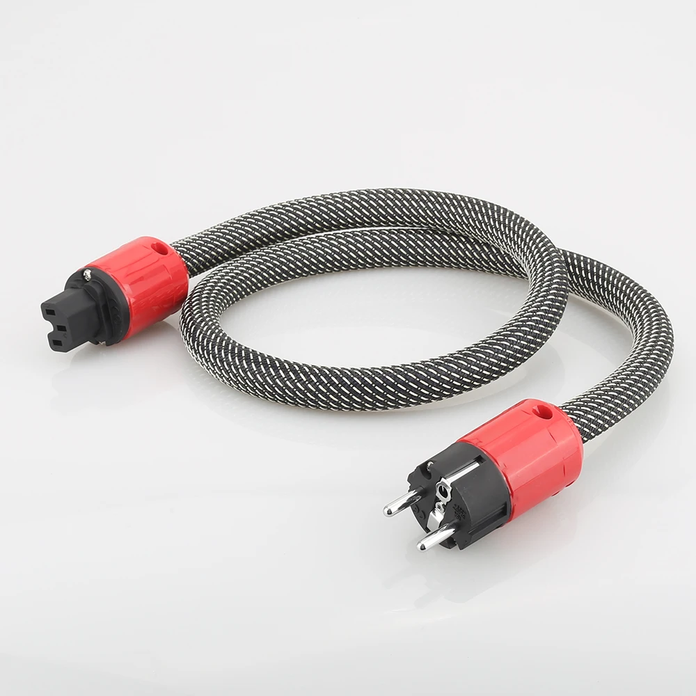 Высококлассный кабель питания Schuko P101 OFC аудиофил 17 мм HI Fi 15 А питания|Кабели VGA| |