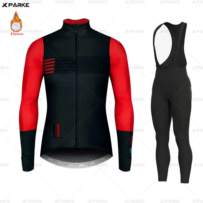 

New 2021 Cycling Jersey Set Pro Team Long Sleeve Clothes Ropa Ciclismo Hombre Warm Men Winter Cycling Clothing Thermal Fleece