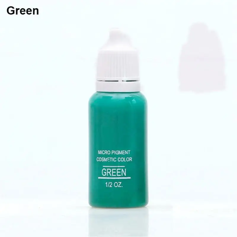 Профессиональные чернила для татуировки 15 мл Перманентный макияж бровей губ