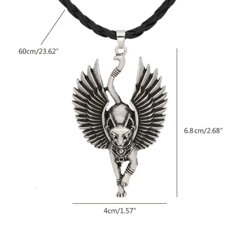 1 шт. статуя баскетта из древнего Египта ожерелье с подвеской в виде кошки