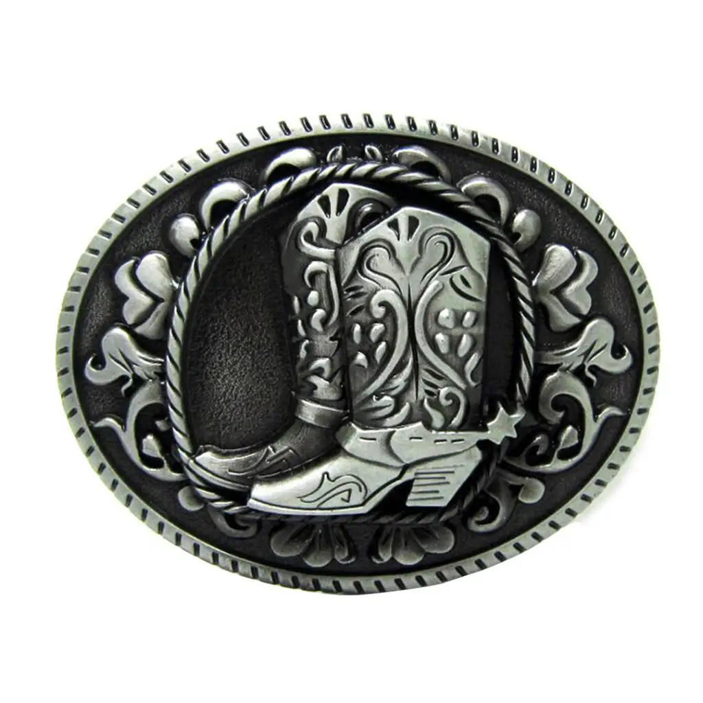 Винтажные ковбойские сапоги в ковбойском стиле из цинкового сплава для верховой