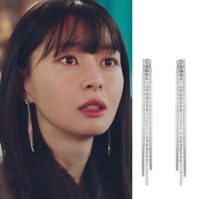 Женские Серебристые серьги-кисточки Kwon NaRa Itaewon Class Kim Da Mi | Украшения и аксессуары