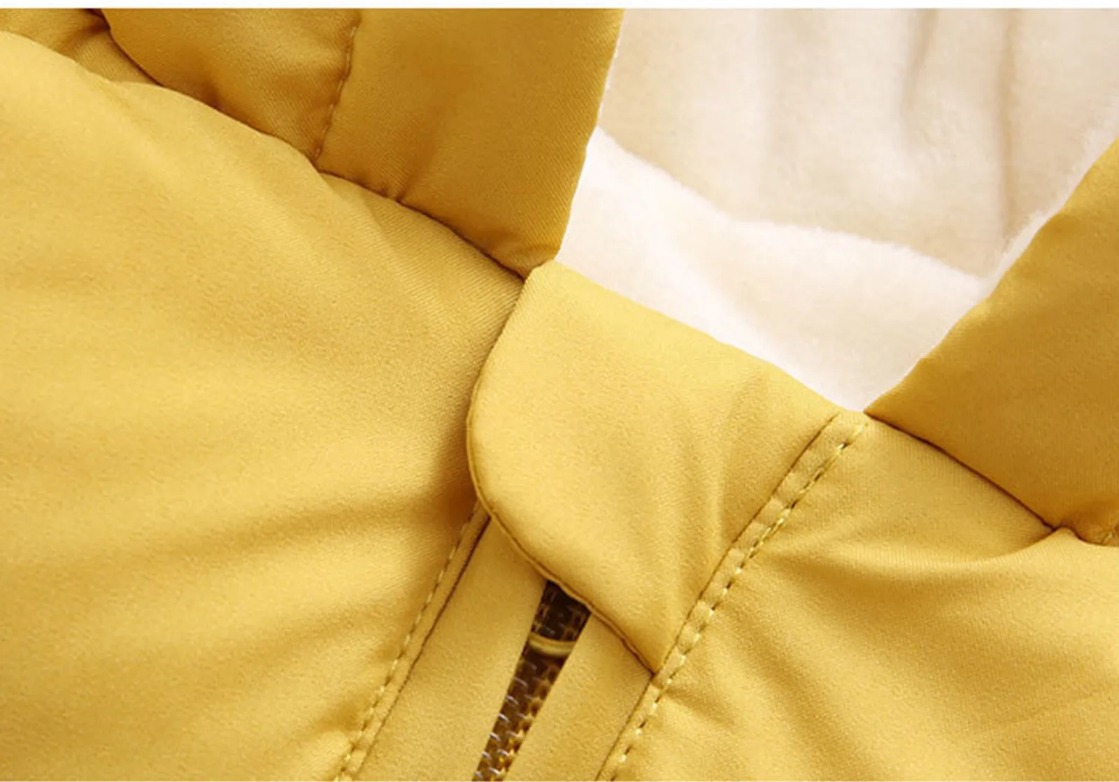 Детский Зимний пуховик с капюшоном и кроличьими ушками | Детская одежда обувь