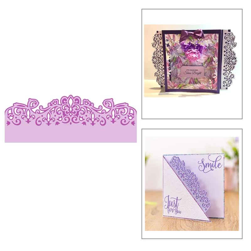 Новинка 2020 Лидер продаж красивый цветочный кружевной баннер металлические