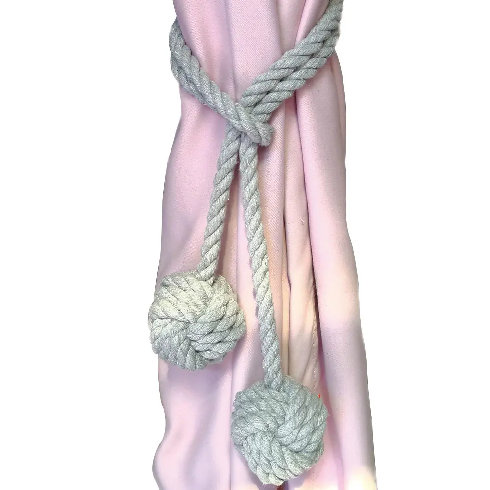 Занавеска из хлопчатобумажной веревки с бретельками и бахромой украшение для