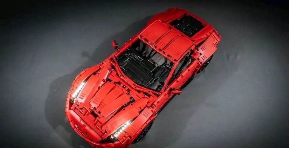Спортивный автомобиль с дистанционным управлением сборная Игрушечная модель