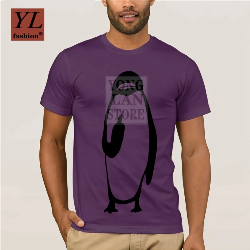 

2020 Summer Fashion Street MensFunny Penguin Tshirt