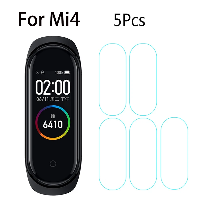 Защитная пленка для экрана Xiaomi Mi Band 4 5 шт.|Смарт-аксессуары| |
