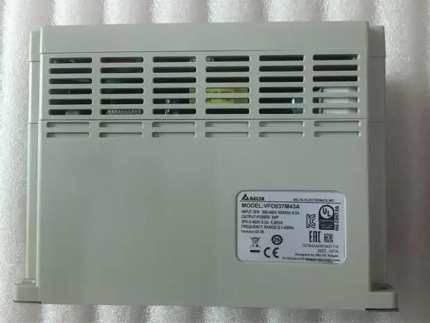 

Brand new genuine Delta M series inverter VFD-M VFD037M43A 380V 3.7KW