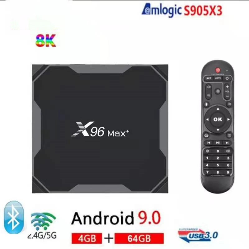 

ТВ-приставка на Android 11, 4 + 64 ГБ, 2021/2,4 ГГц, Wi-Fi, Google Voice
