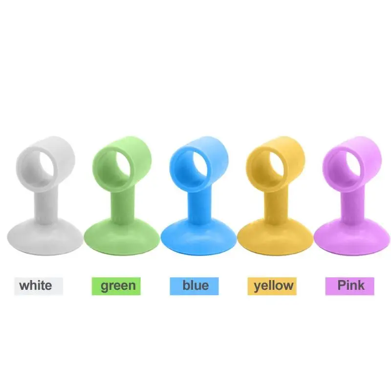 Силиконовая дверная ручка с защитой от столкновений глушитель без сверления