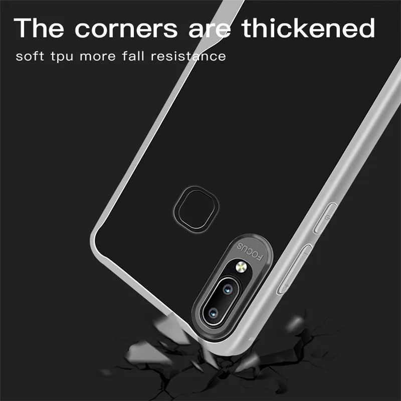 UPaitou простой чехол для VIVO V17 Neo V15 V11 Pro V11i бампер мягкий прозрачный из ТПУ