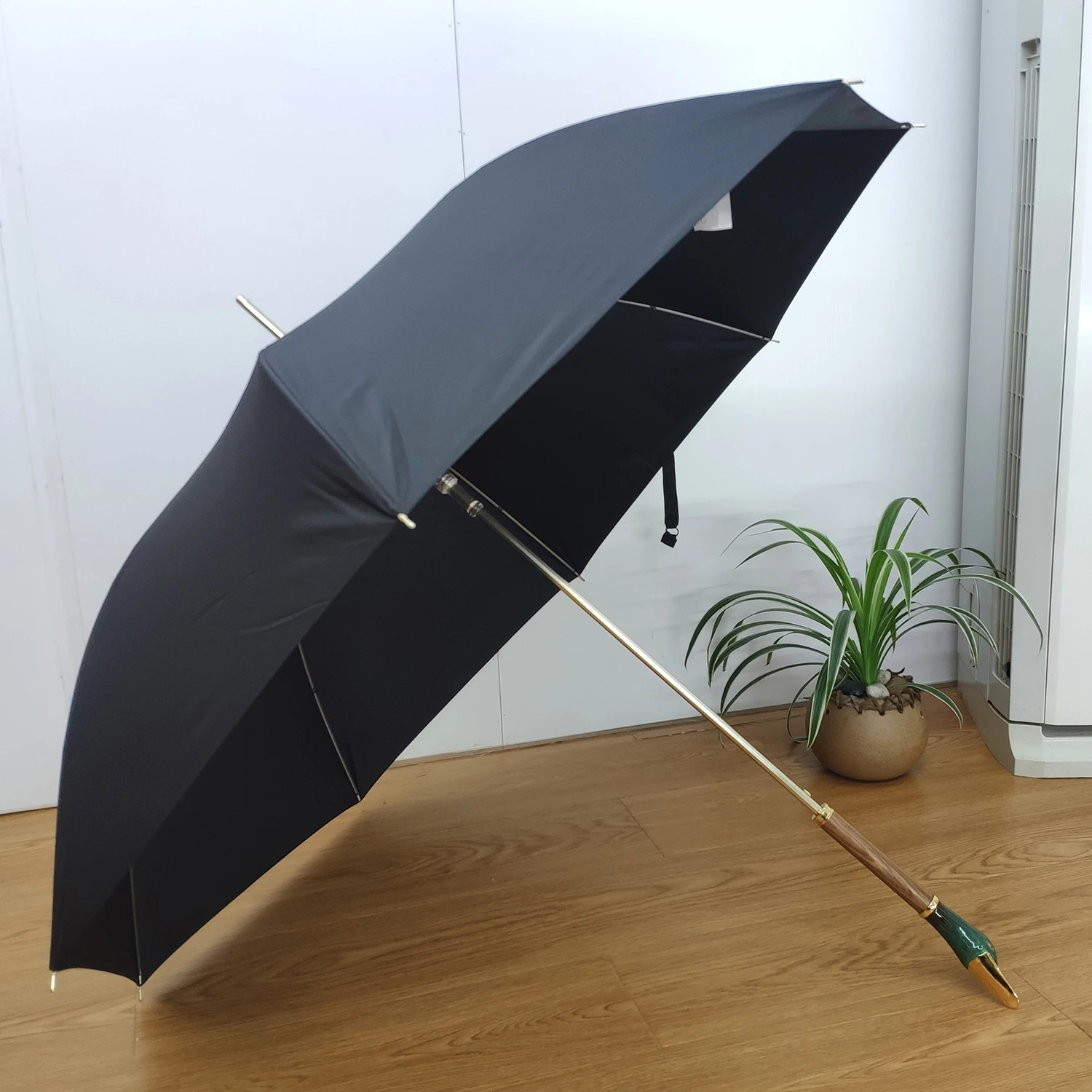 Новый Зонт Shang Meijia с позолоченным утиным клювом и длинной ручкой солнечный Модный