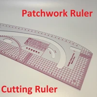 multifunctional patchwork ruler plastic cutting ruler clothing sample grading rulers patchwork ruler 3245