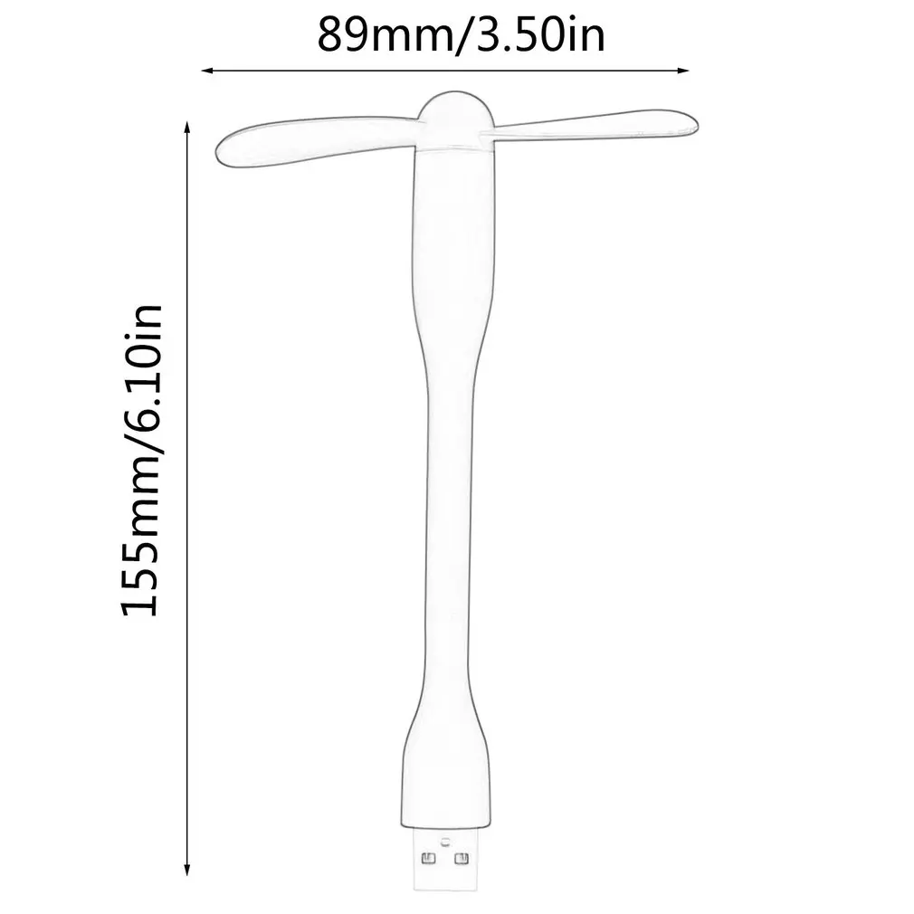 

Portable Mini Cooling USB Fan Portable Power Supply Fan Micro USB Fans Flexible Summer Gadget Cooling Accessories