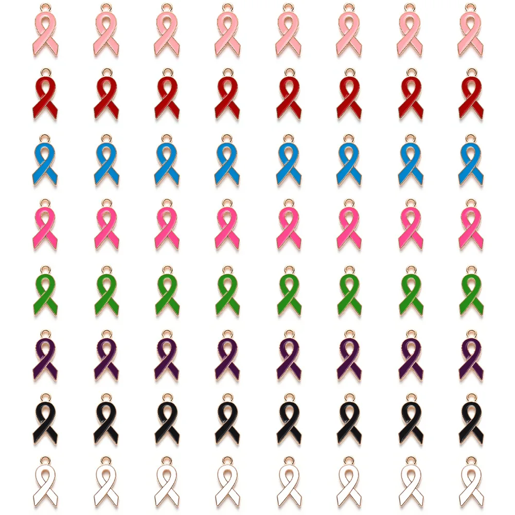 

Fashion and popular diy love ribbon jewelry accessories bracelet streamer alloy dripping small pendant