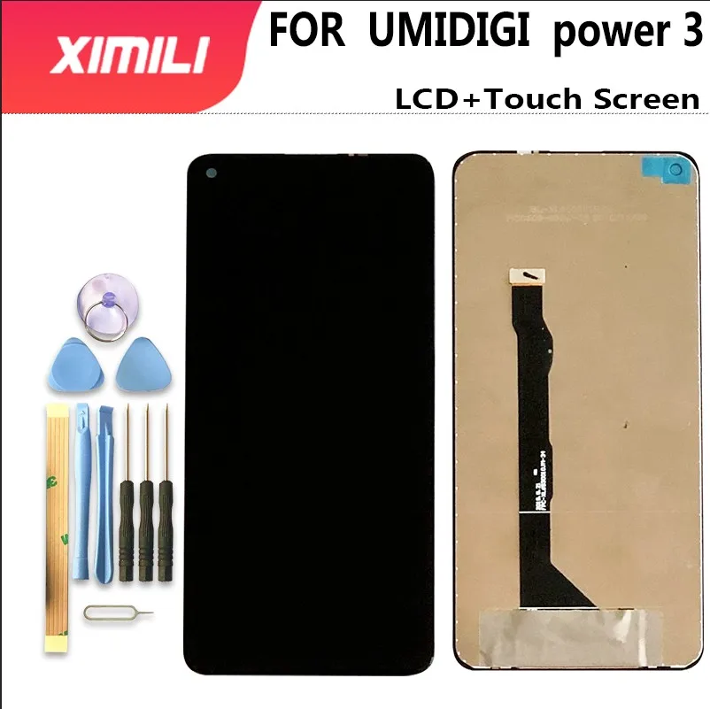 ЖК-дисплей 6 53 дюйма для Umidigi Power 3 + сенсорный экран 100% оригинальный