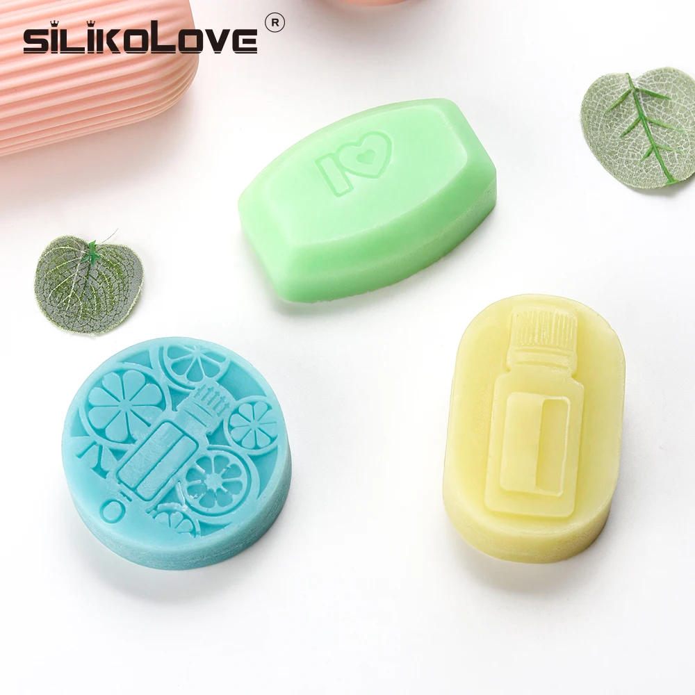 Силиконовая форма для мыла SILIKOLOVE геометрической круглой формы 6 полостей
