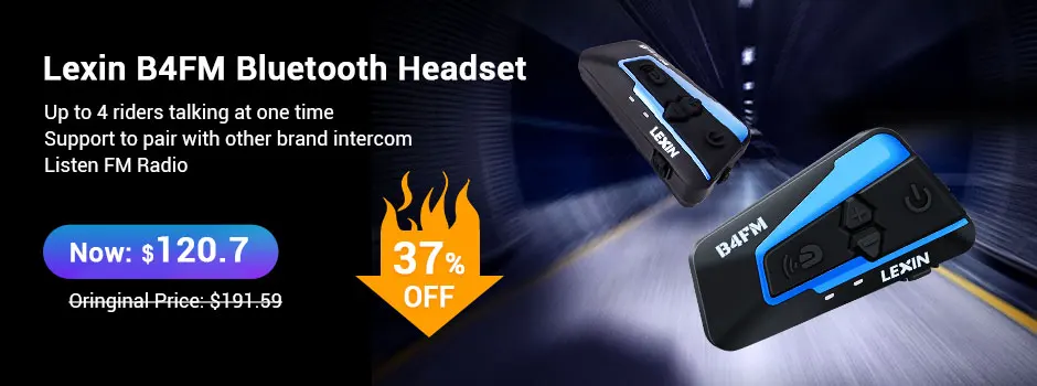 2 ШТ. Lexin R6 Мотоциклетный Bluetooth Шлем Гарнитуры Домофон для 6 всадников BT Беспроводной домофон Интерфон MP3