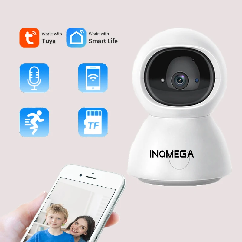 

INQMEGA Tuya Smart 5G 4MP Wifi Camera Home Security Cameras Ip Cam With Privacy Mode For Child Support Google Home Alexa