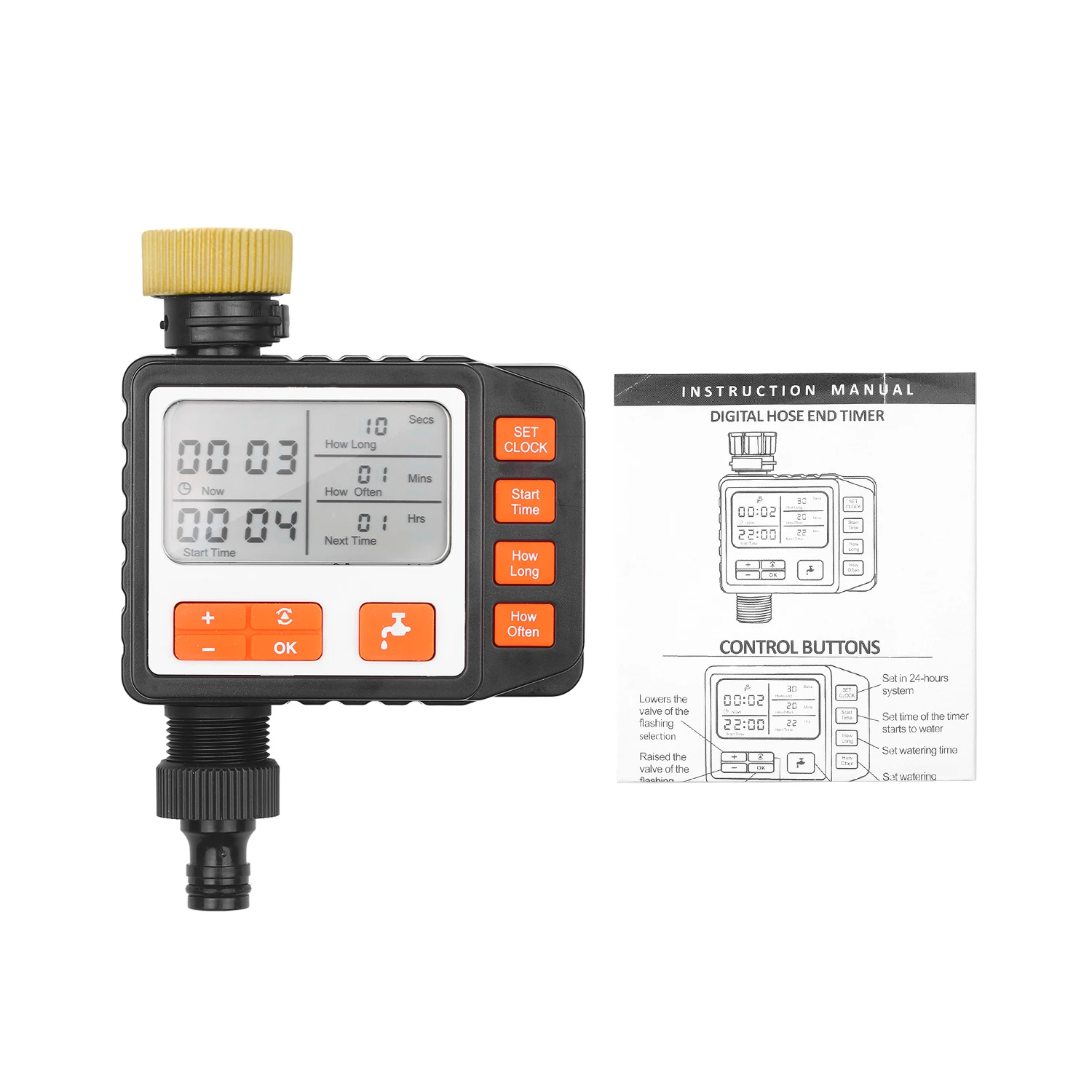 Цифровой водный таймер программируемая уличная Одиночная розетка