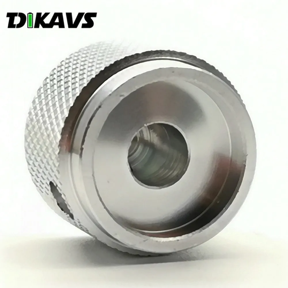 

10 x Solid Aluminum Volume Knob Potentiometer Knob Power Amplifier Knobs 20 x 15mm - Silver