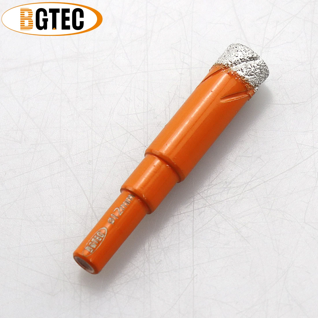 BGTEC 2 шт. Круглый хвостовик 12 мм Вакуумные Паяные алмазные сверла для керамической