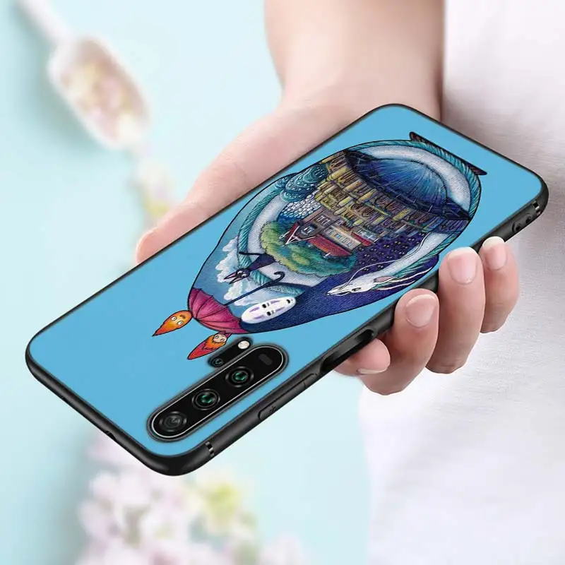 Черный силиконовый чехол аниме Тоторо, гибли для huawei Honor 10i 9X8X20 10 9 Lite 8 8A 7A 7C Pro Lite чехол для телефона - Цвет: Style 07