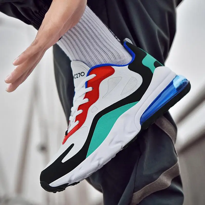 

2021 Light Keep Running Shoes for Men New Sport Shoes Breathable Mesh Lace Up Non-slip Walking Jogging Athletic Footwear Size 47