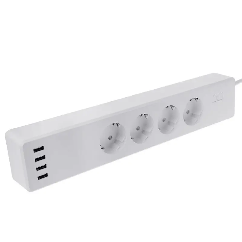 

Smart Plugs WiFi Remote Control Timer 4 EU Sockets Hub 4 USB Ports Energy Saving X3UA