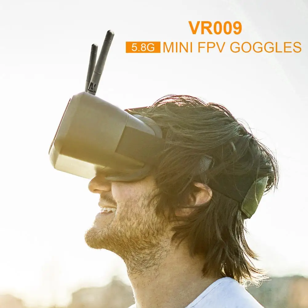 

Очки VR009 FPV 3 дюйма 480x32 0 дисплей двойная антенна 5,8G 40CH для гоночного дрона для квадрокоптера дрона