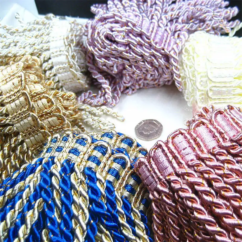 11 5 метров большой 8 см бахрома отделка обивка занавески лампа сумки Costum Trims