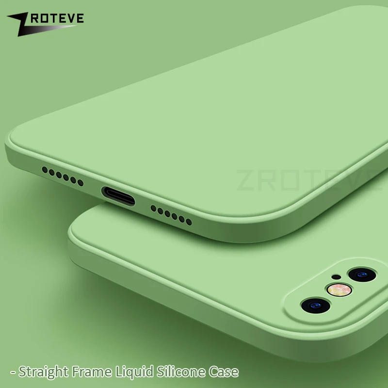 Силиконовый чехол для iPhone X XR XS Max 6 S 7 8 Plus SE 2020 | Мобильные телефоны и аксессуары