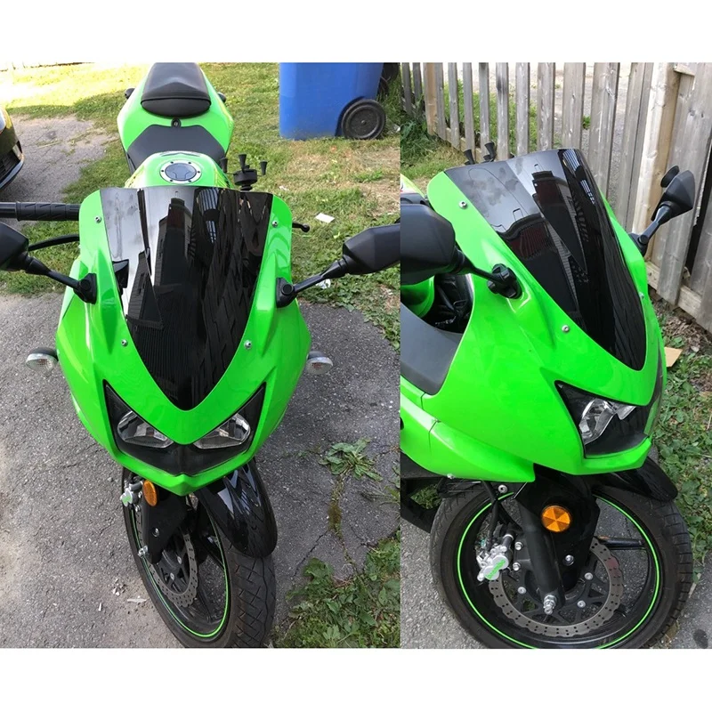 Отражатель ветрового стекла для мотоцикла подходит Kawasaki Ninja 250r 250R EX250 2008-2012 черные